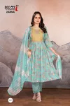 Zarna By Deecee Rayon Printed Kurti With Bottom Dupatta Orders In India